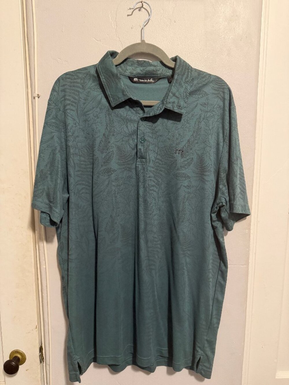 EUC Travis Mathew Polo Shirt | Men’s X-Large | Green Performance Golf Shirt